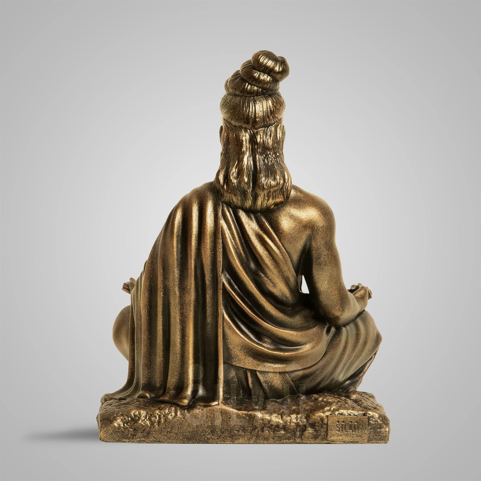Silaii Thiruvalluvar Sculpture - 5 Inch, Antique Bronze Colour